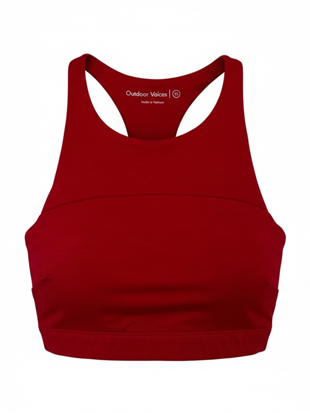 Outdoor Voices Red Sports Bra + Leggings Matching Set